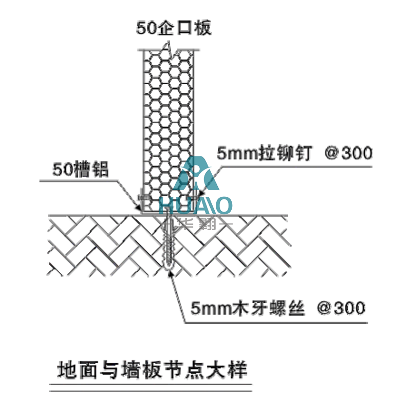 吐魯番地面與墻板節點大樣